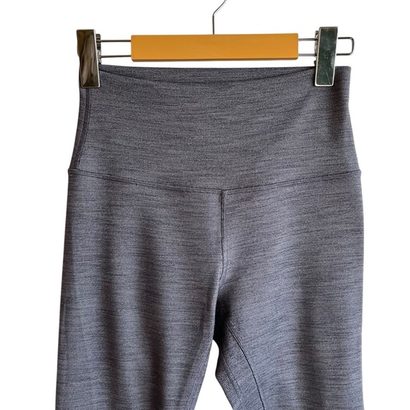Lululemon Align Pant II 25" US 6 Mini Heathered Herringbone Black White - Picture 4 of 9